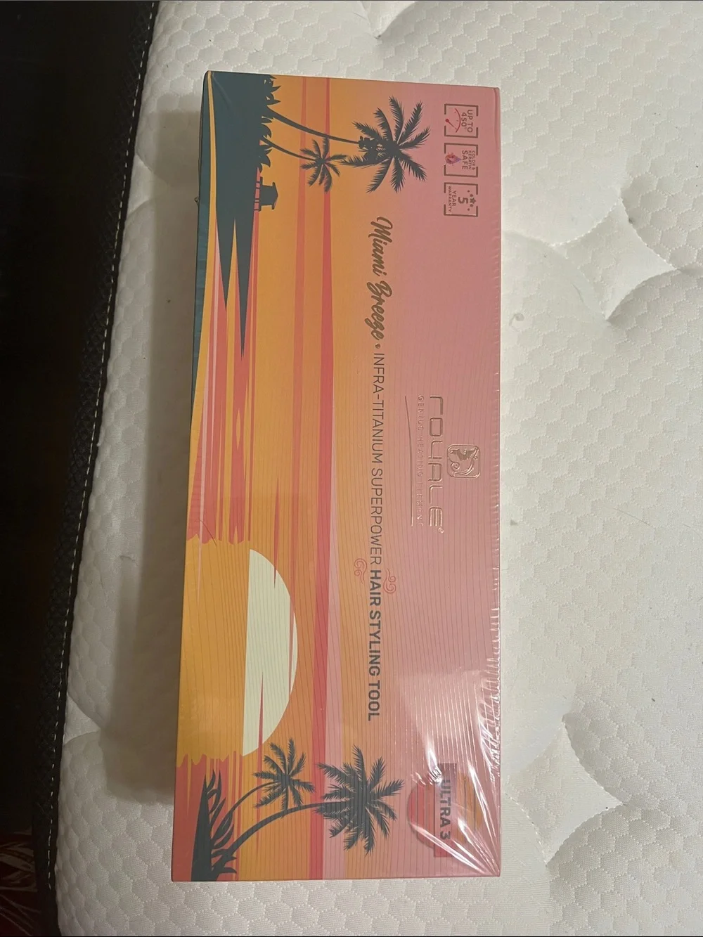 Miami Breeze Infra-Titanium Hair Styling Tool - Pink Sunset